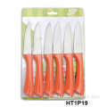 vegetables foods knives set